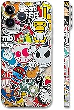 HK Studio Sticker Bomb Skin Decal (Not Case) for iPhone 14 Pro Max - No Bubble, Slim, Waterproof - Protecting & Personalizing iPhone's Back, Camera, Frame