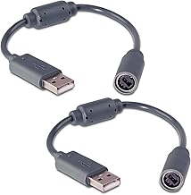 2Pack Wired Controller USB Breakaway Cable Cord for Microsoft Xbox 360 Guitar Hero