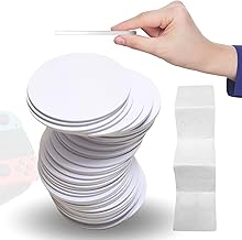 50-Pack Premium NFC Tags: Ntag215 Cards Perfect for Animal Crossing & More! Compatible with All NFC-Enabled Phones and Devices, Rewritable, 1-inch Round Coin Cards.