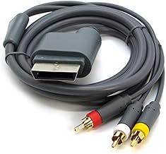 AV Audio Video Optical Cable Cord Compatible for Xbox 360 Console Video Game