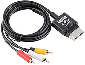 1.8M 6FT AV Audio Video Composite Cable for Xbox 360 Slim