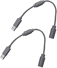 2 Pack of Detachable Adapter Cable for Xbox 360, Extension Adapter Cable for Xbox 360