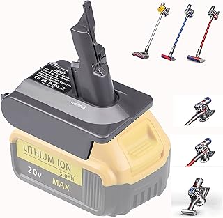 V7 Battery Adapter for Dyson V7 Vacuum Cleaner, V7 Adapter for Dewalt 20V Battery to Replace for Dyson V7 Battery, Work for Dyson V7 Absolute Fluffy Animal HEPA SV11 Vacuum - DW20V7 Adapter Only