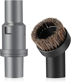 LANMU Horse Hair Vacuum Attachment Compatible with Shark NV352 NV356E NV360 NV350 NV351 NV356 UV440 Navigator Lift-Away Vacuum Cleaner, 1.25" Soft Dusting Brush Hose Adapter