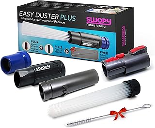 Vacuum Attachments Tool, Tiny Tubes Cleaner, Dusty Brush, Flexible Suction, Dirt Sweeper, Dust Cleaning Great for Car/Pets/Keyboards/Air Vent/Drawers Dust Daddy (Easy Duster) (For Dyson vacuum)