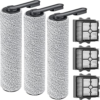 BYOFI Floor One S5 Replacement Parts for Tineco Floor ONE S5/Floor One S5 Pro Smart Cordless Wet Dry Vacuum Cleaner,Tineco Accessories inclue 3 HEPA Filters & 3 Brush Rollers