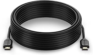 Fosmon 4K HDMI Cable 25FT/7.5M, HDMI 2.0 Cable 4K@60Hz/2160p Support 18Gbps, HDCP, 3D, ARC, Dolby TrueHD, 30AWG Compatible with UHD TV, PC Monitor, Console, PS4, PS5, Xbox 360/One/X/S, Nintendo Switch